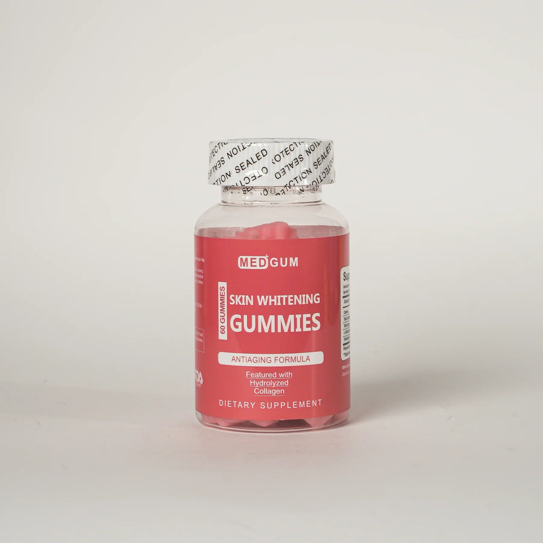 MEDGUM Skin Whitening Gummies – 60 Count