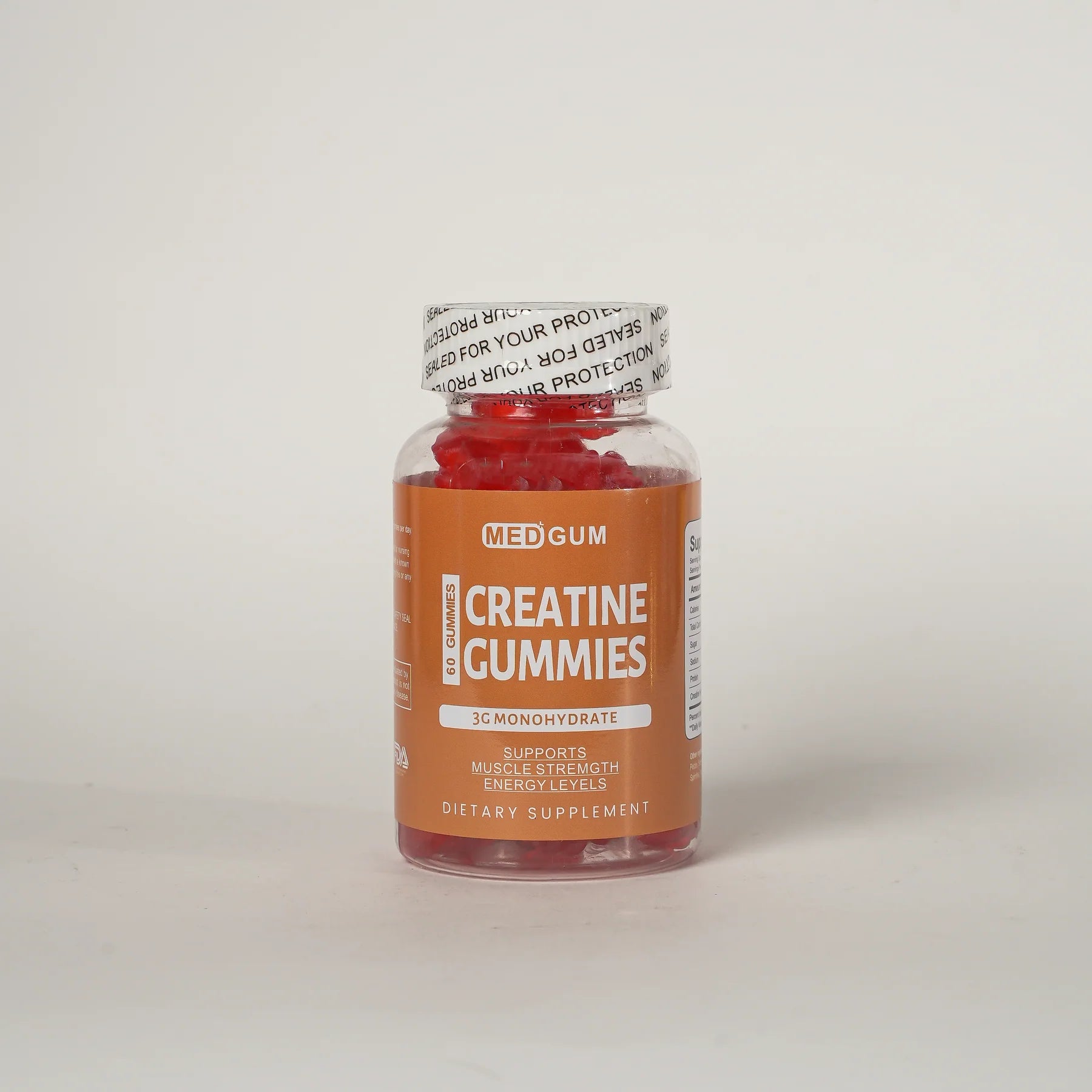 MEDGUM Creatine Gummies – 60 Count